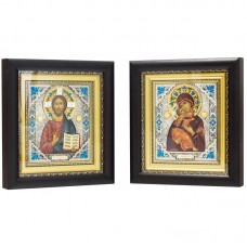 Икона «Спаситель и Богородица» Венчальная пара